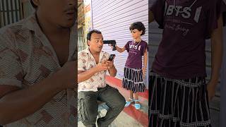 Nakli Gun Dikha Diya 😂 shorts tiktokvideo funnyshorts comedy sukhasankastar [upl. by Ehcor]