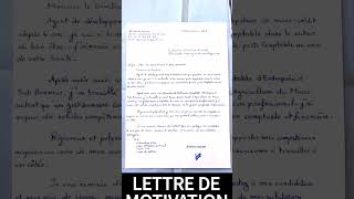 Rédiger une lettre de motivation en françaisOffre demploi [upl. by Enived]