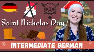 St Nicholas in Germany  Der Nikolaustag Christmas Tradition│Intermediate German [upl. by Aihsatal]