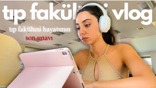 Tıp hayatımın son sınavına hazırlanıyorum  Tıp fakültesi vlog [upl. by Saixela]