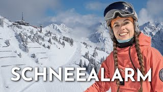 Neuschnee in OberstdorfKleinwalsertal Der beste Skitag der Saison [upl. by Hsakaa]