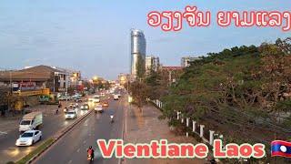 Vientiane evening Laos 🇱🇦 2024 [upl. by Martsen208]