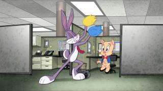 The Looney Tunes Show Bugs and Daffy Get a Job clip 1 [upl. by Asillim910]