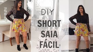 COSTURE SHORT SAIA MODA 2019 SEM MOLDE [upl. by Assenej732]