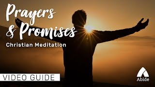 Guided Christian Meditation to Wind Down with Prayers amp Promises From The Book of Psalms [upl. by Ydnec]