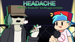 Friday Night Funkin’  HEADACHE FNF Animation Mod FT Garcello [upl. by Adnilemreh]