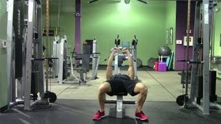 Lying Cable Chest Press  HASfit Chest Exercise Demonstration  Lying Cable Bench Press [upl. by Noevad]