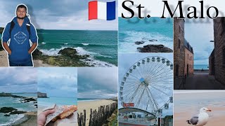 SaintMalo A Cinematic Journey Through the Historic Coastal City  English Channel  France Tour [upl. by Bikales]