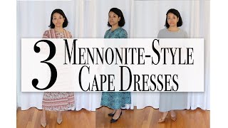 3 Cape Dresses  What Mennonite Women Wear [upl. by Brogle]