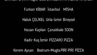 1Türkiye Pizza Şampiyonası katılımcı listesi [upl. by Arenat126]