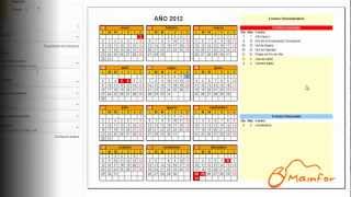 Tutorial Excel  Creación de Calendarios [upl. by Noval]