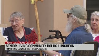 Brookdale Senior Living hosts luncheon to honor local first responders [upl. by Dweck145]