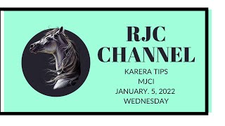 Karera Kursunada amp Tips San Lazaro Park MJCI Wednesday Racing January 5 2022 [upl. by Micky625]