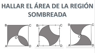 HALLAR EL ÁREA DE LA REGIÓN SOMBREADA  SUPER FÁCIL [upl. by Langston]