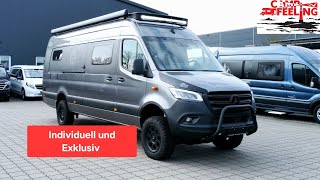 Neuer individueller premium Offroad Camper von TRM VAN auf Allrad Sprinter🔥Starker 4x4 OffroadVan 😎 [upl. by Drannel]