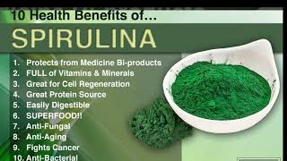 Spirulina ONE OF THE MOST Nutritious FOOD ON EARTH [upl. by Lymn]