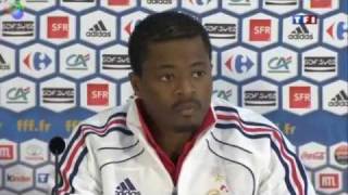 Evra  Conference de presse EDF traitre dAnelka [upl. by Chuah]