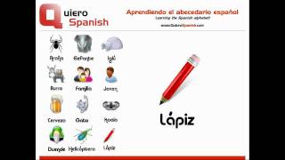 Spanish alphabet  pronunciation [upl. by Oedama733]