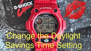 Change the Daylight Savings Time Setting on your GShock Casio Watch￼ [upl. by Mcevoy829]