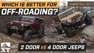 How To Choose The Right Jeep For OffRoading  Wrangler JK 2 Door vs 4 Door OffRoad Comparison [upl. by Francklin]