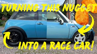 MINI COOPER S R53 BUDGET TRACK CAR BUILD IN 2 MINUTES [upl. by Akeimahs]