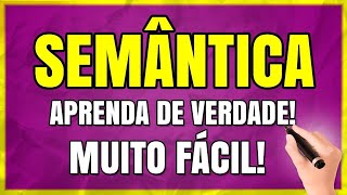 Libras e LSE  O que é SEMÂNTICA Aprenda TUDO Sobre SEMÂNTICA Passo a Passo  Exemplos [upl. by Oterol191]