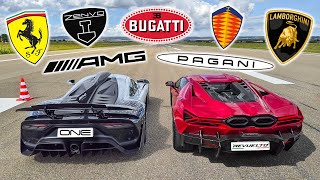 HYPERCAR DRAG RACE SHOWDOWN The Worlds Most Expensive Cars [upl. by Xino]