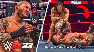 WWE 2K22 What Happens if Your Tag Partner Wants Your Singles Belt  RKBro Become Rivals [upl. by Aerdnua]