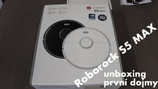 Xiaomi Roborock S5 Max  unboxing první dojmy aplikace [upl. by Ynar]