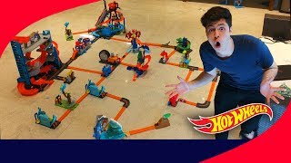 FIZ UMA CIDADE DE BRINQUEDO DA HOT WHEELS GIGANTE [upl. by Langill747]