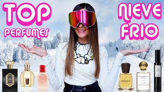 TOP 10 PERFUMES PARA NIEVE ❄️ ESQUÍ ⛷️ o MUCHO FRÍO 🥶 [upl. by Naresh]