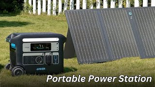 Best Portable Solar Power Station Generator Anker SOLIX F2000 [upl. by Senzer469]