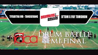 IDCI 2023 DRUM BATLLE Tiyaditha MB Tanggerang VS Dtom x FOF Tomohon  SEMI FINAL [upl. by Tihw]