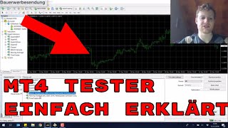 So nutzt Du den Tester im MetaTrader 4  Expert Advisor Backtest im MT4 [upl. by Elegna]