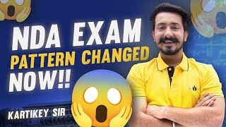 Good News  NDA 1 2024 Exam Pattern Changed [upl. by Einnaj792]