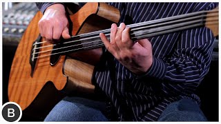 Svoboda Fretless Acoustic Bass [upl. by Airdnat]