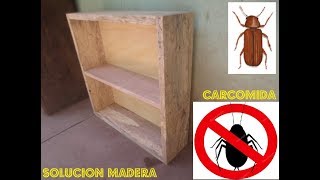 RECUPERANDO MADERA CARCOMIDA POR INSECTOS Alacena De Madera  Luis Lovon [upl. by Malynda]