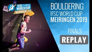 IFSC World Cup Meiringen 2019  Boulder finals [upl. by Anawit]