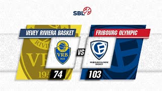 Vevey Riviera Basket vs Fribourg Olympic  Game Highlights [upl. by Noicnecsa]