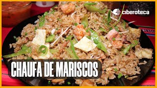 Como hacer un CHAUFA de MARISCOS Peruano [upl. by Dnomder]