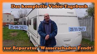 Reupload Feuchtigkeitsschaden Fendt Wohnwagen  Das Videotagebuch zur Reparatur [upl. by Zosi]