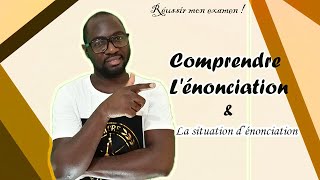 Situation dénonciation ou Lénonciation  Énonce ancrécoupé  Cours de français [upl. by Yettie]