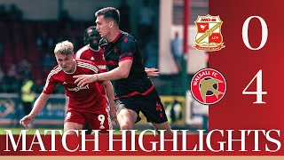 Match Highlights Swindon Town vs Walsall [upl. by Giacobo]