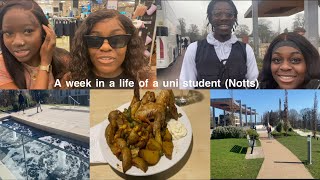 VLOG  A WEEK IN THE LIFE University of Nottingham Student [upl. by Ahsetan]