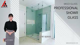 Clear Glass Lowiron Glass Patterned Glass Frosted Glass For Showerdoor Showerenclosure [upl. by Field545]