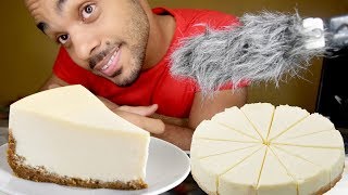 40 ASMR  Eating Cheesecake  Chit chat Self Love Whispering [upl. by Derriey]