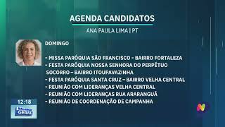 Eleições 2024 agenda dos candidatos para o fim de semana [upl. by Farlee]