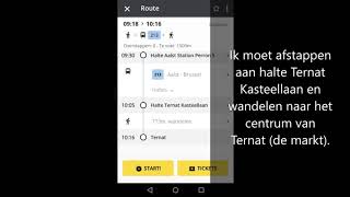 App De Lijn route en ticket [upl. by Salmon]