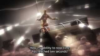 JJBA Stardust Crusaders  Road Roller Attack Dio Vs Jotaro in stopped time [upl. by Phaidra]