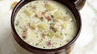 how to make the BEST clam chowder [upl. by Atalanta]